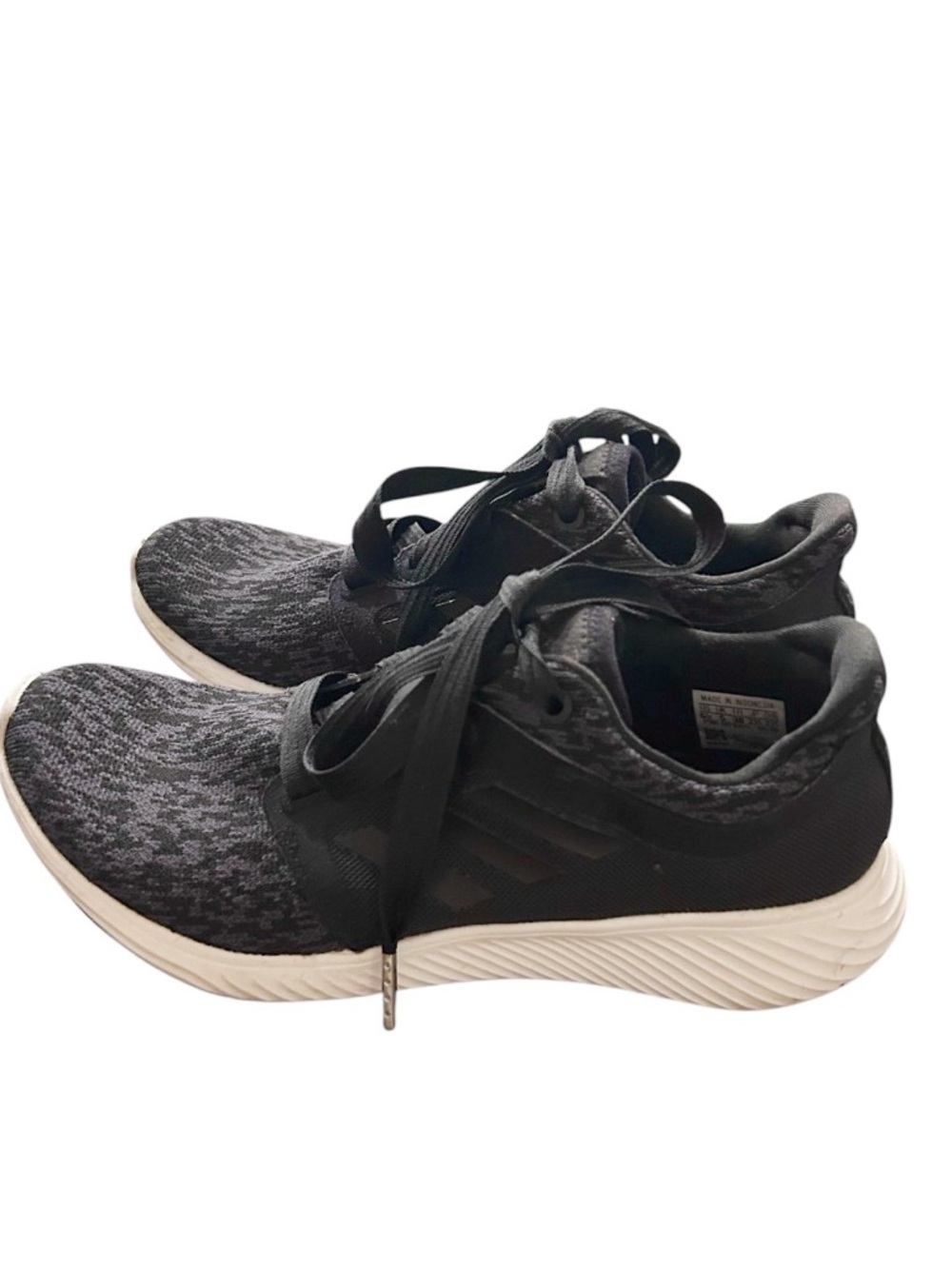 Adidas Edge Lux Black Gray Sneakers Women’s Size 6.5